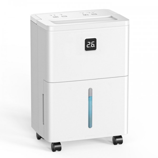 Deverse 25 Pints Dehumidifier for Home/Bedroom/Basement, 3000 Sq.Ft Coverage, with Drain Hose, Smart Humidity Control & Large Tank